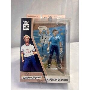 BST AXN: Napoleon Dynamite Action Figure Endurance Blue T-Shirt